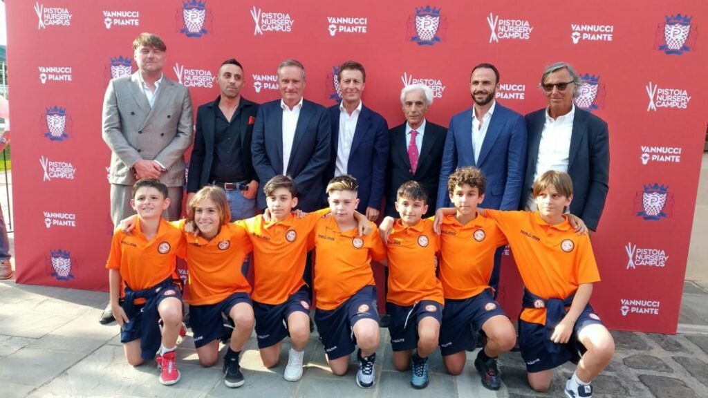 Sergio Iorio presenta il progetto per la nuova Pistoiese. Nursery Campus , Pistoia